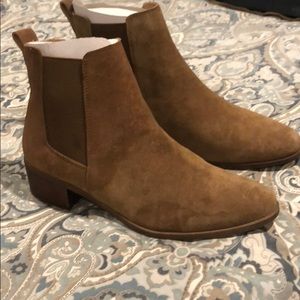 Steve Madden cognac colored ankle booties